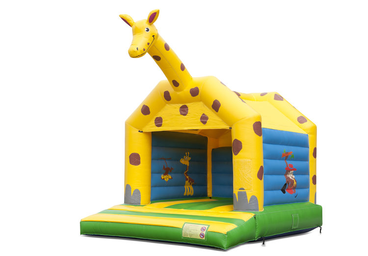 Giraffen-Hüpfburg aus dem Verleih